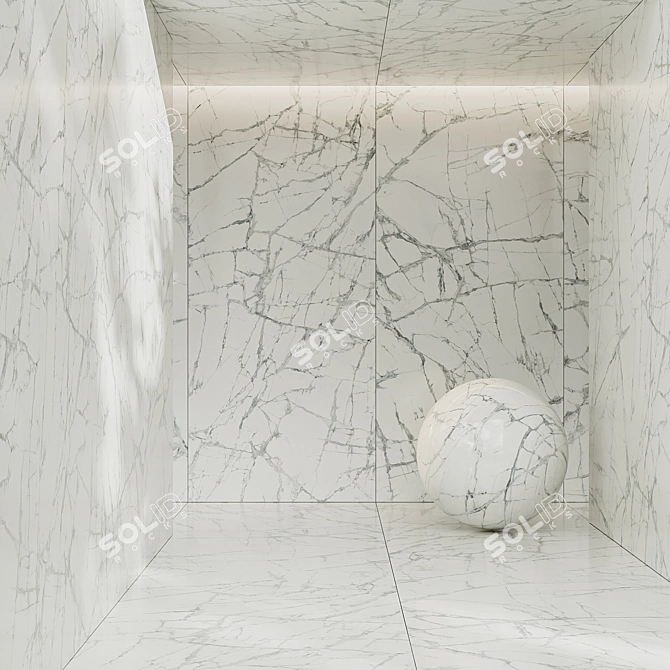Italon Charme Deluxe White Tiles 3D model image 1