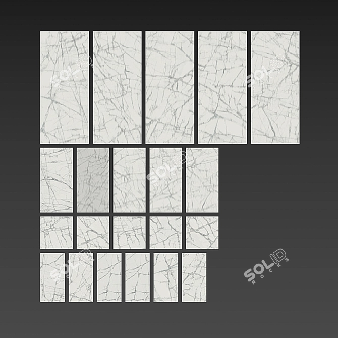 Italon Charme Deluxe White Tiles 3D model image 3