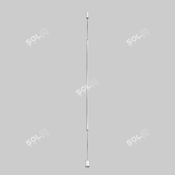 Modern Decorative Silicone Taboo Floor Lamp 3D model image 3