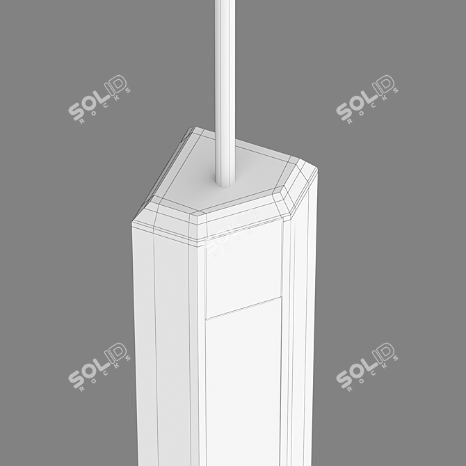 Modern Decorative Silicone Taboo Floor Lamp 3D model image 4