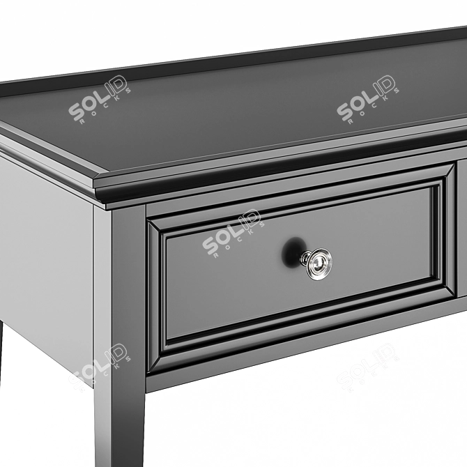 Stafford Console with 3 Drawers 3D model image 4