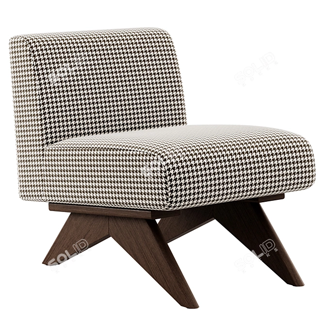 Modern Huxley Chair: Unique Style 3D model image 1