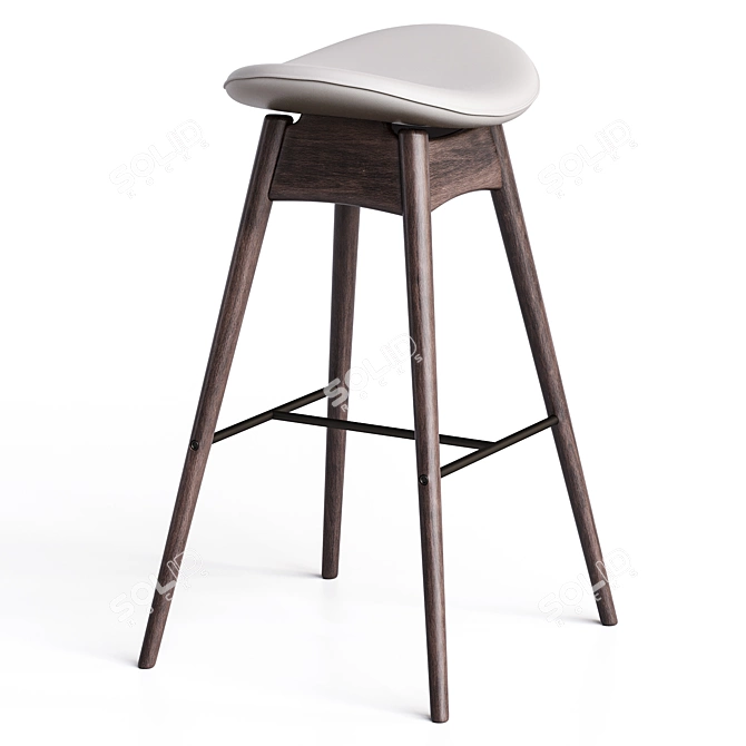 Bar Stool Montana Light Maple 3D model image 2