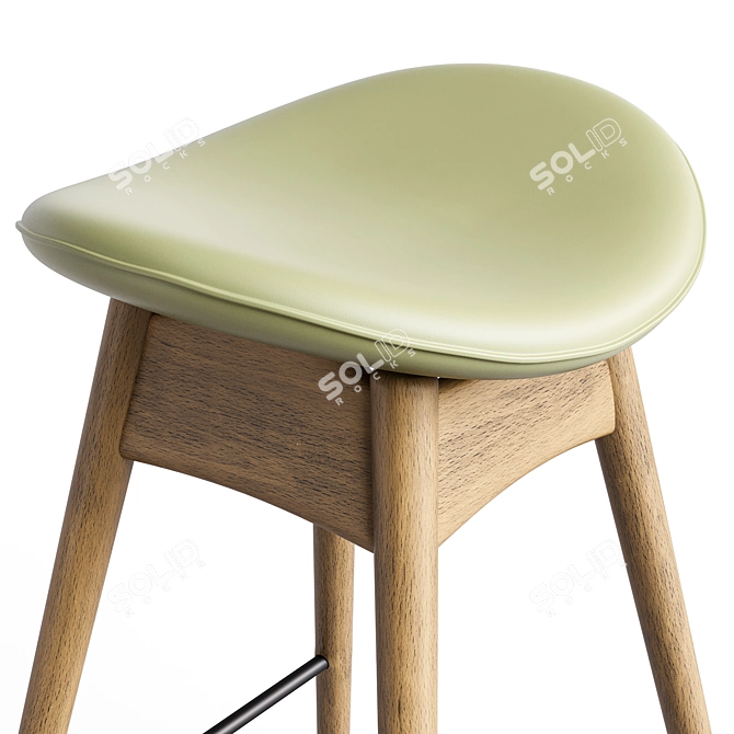 Bar Stool Montana Light Maple 3D model image 4