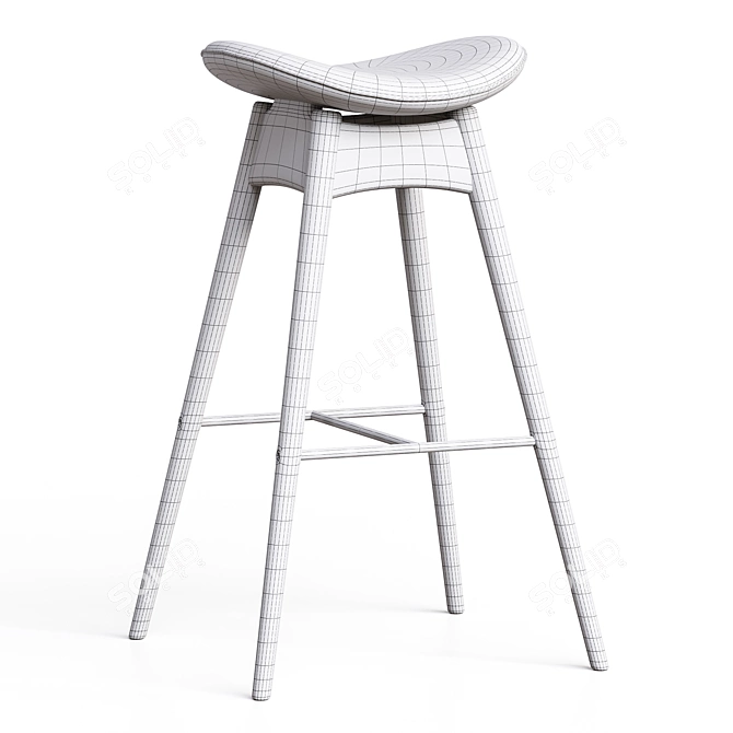 Bar Stool Montana Light Maple 3D model image 6