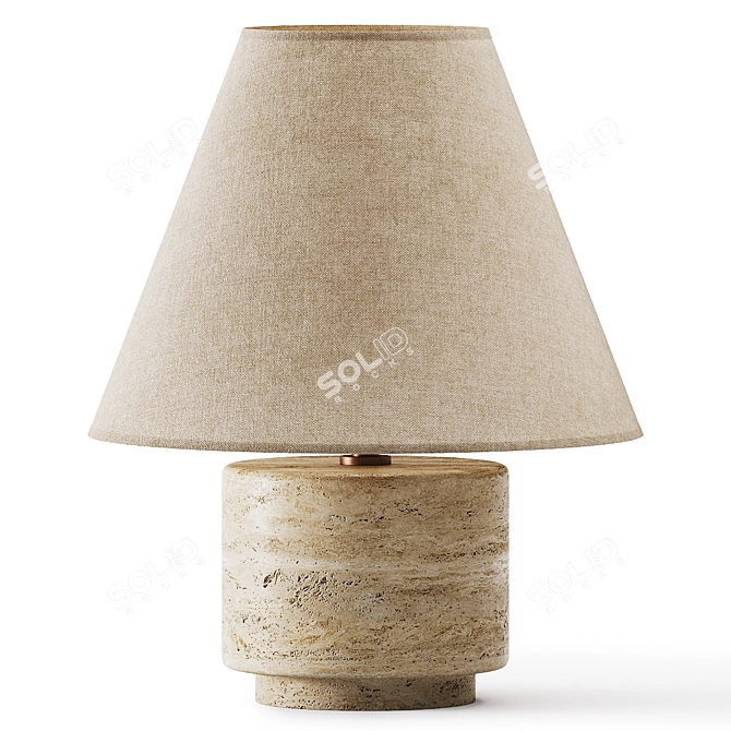 Bronte Modern Table Lamp Fixture 3D model image 2