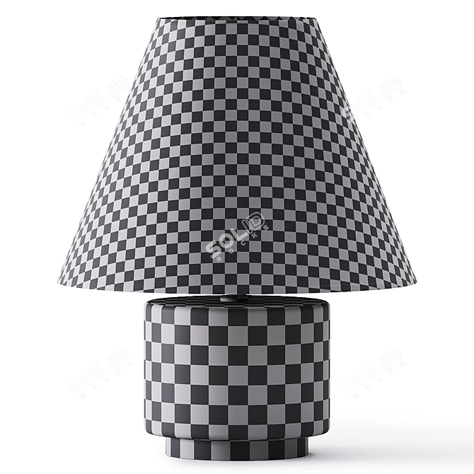 Bronte Modern Table Lamp Fixture 3D model image 3