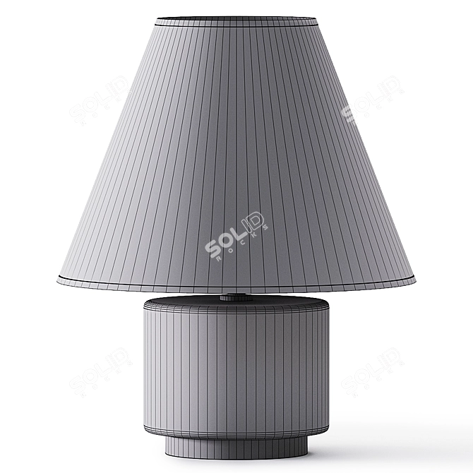 Bronte Modern Table Lamp Fixture 3D model image 4