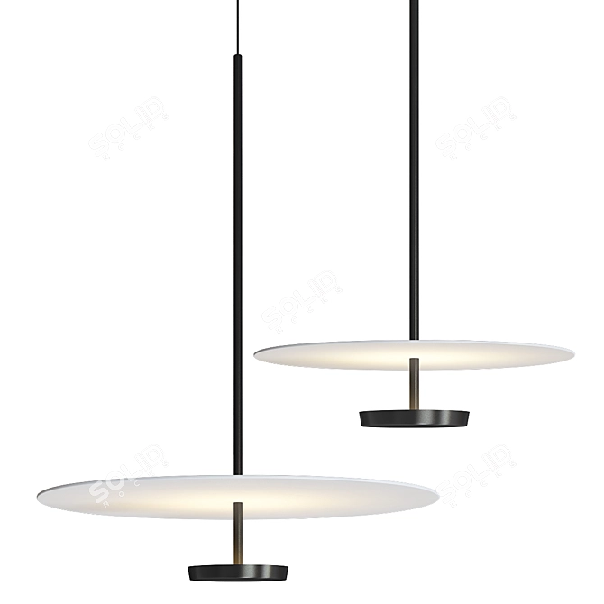 Modern Matea Pendant Lamp 3D model image 1