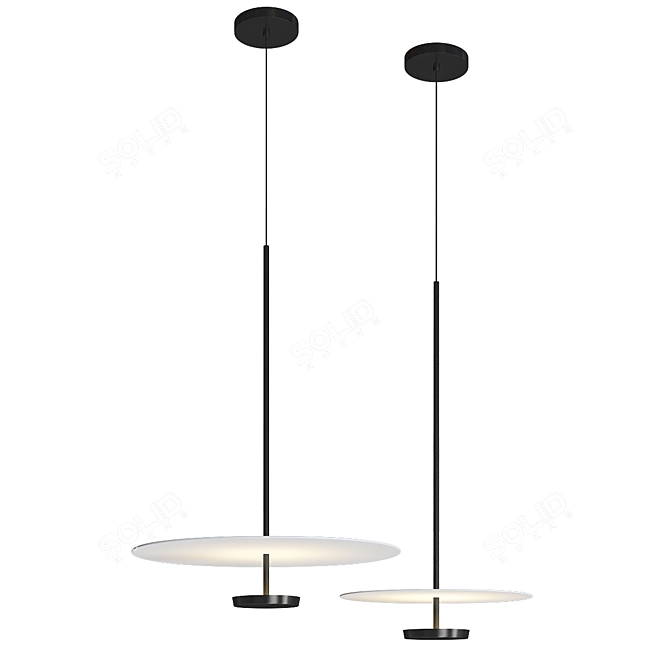 Modern Matea Pendant Lamp 3D model image 2