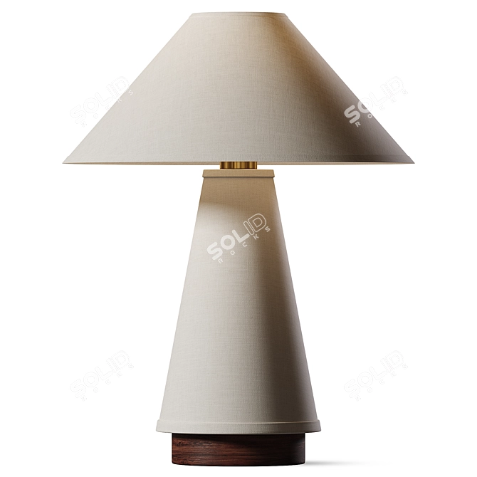 Scandinavian Inspired Linden Table Lamp 3D model image 1