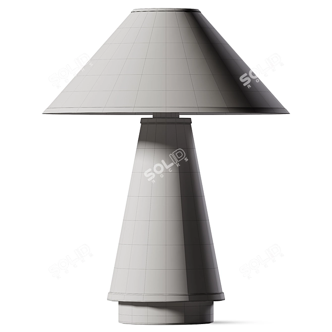 Scandinavian Inspired Linden Table Lamp 3D model image 2