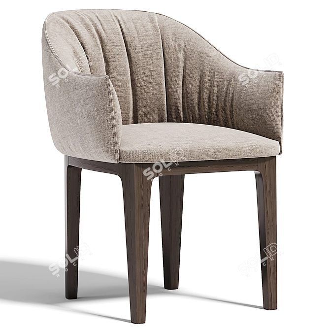 V-Ray Optimized 3D Chair 3D model image 1