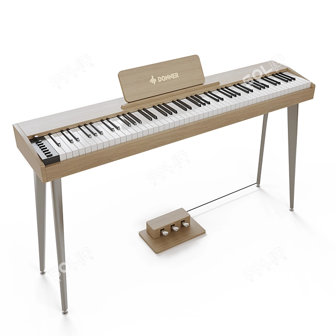 Donner DDP-60 Digital Piano 3D model image 1