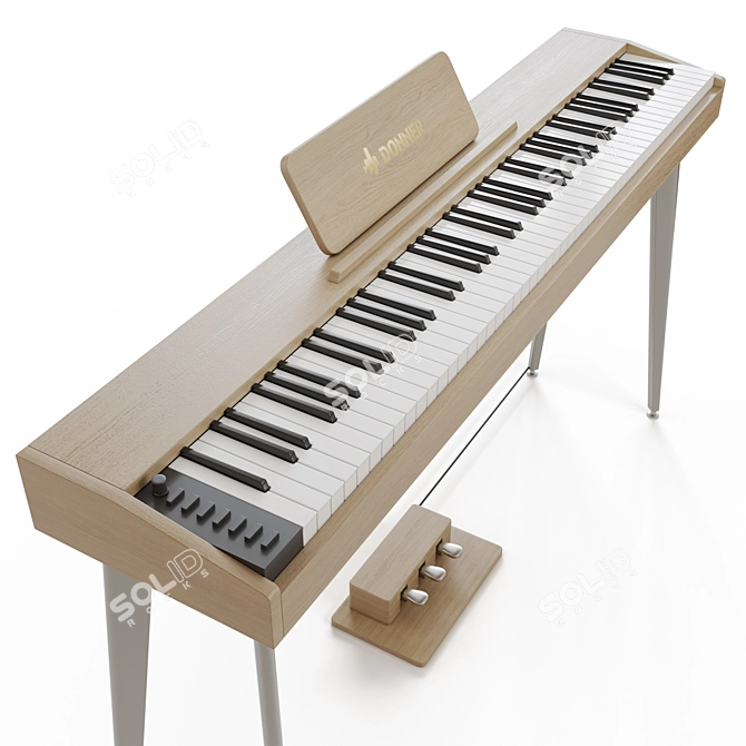 Donner DDP-60 Digital Piano 3D model image 4