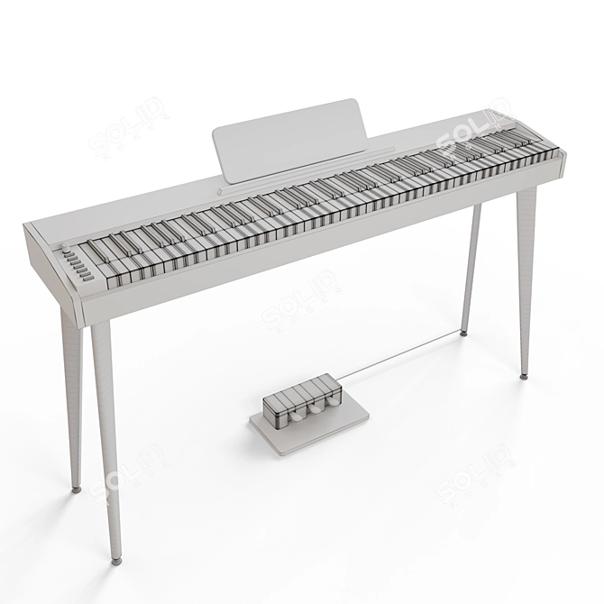 Donner DDP-60 Digital Piano 3D model image 5