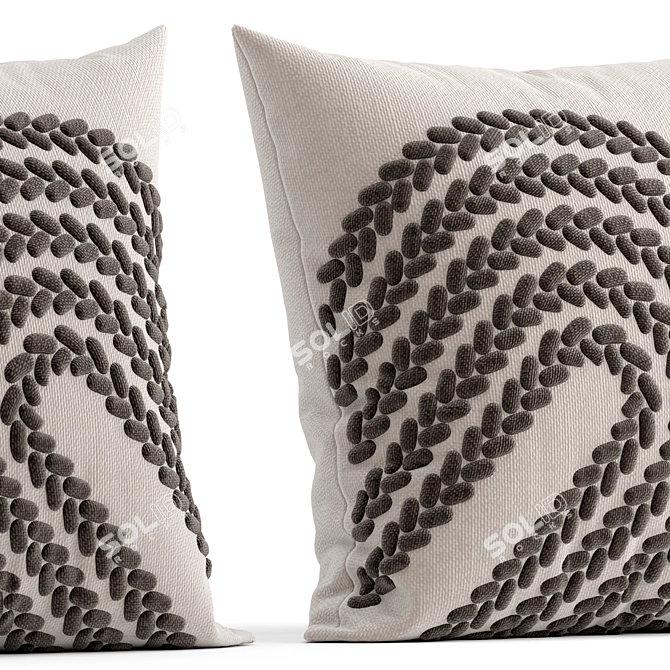 Luxury Decorative Cushion 22 3D model image 5