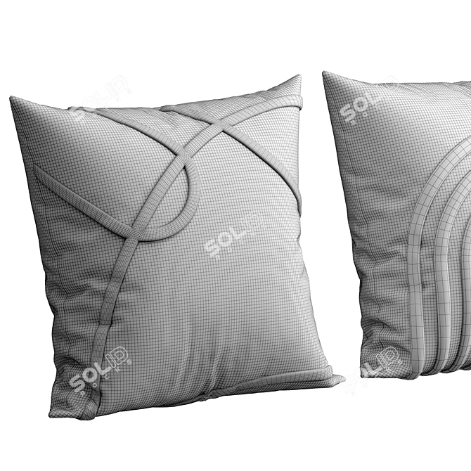 Luxury Decorative Cushion 22 3D model image 7