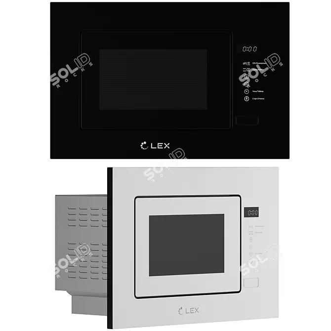 LEX BIMO 20.01 Microwave Oven 3D model image 1