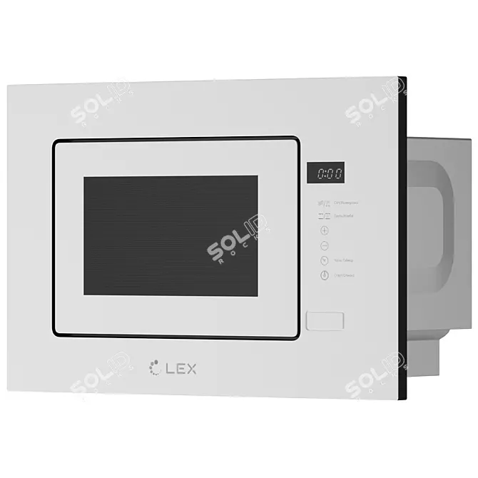 LEX BIMO 20.01 Microwave Oven 3D model image 3