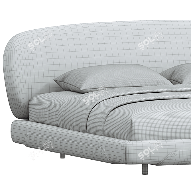 OLOS Bed: Italian Luxury Elegance 3D model image 3