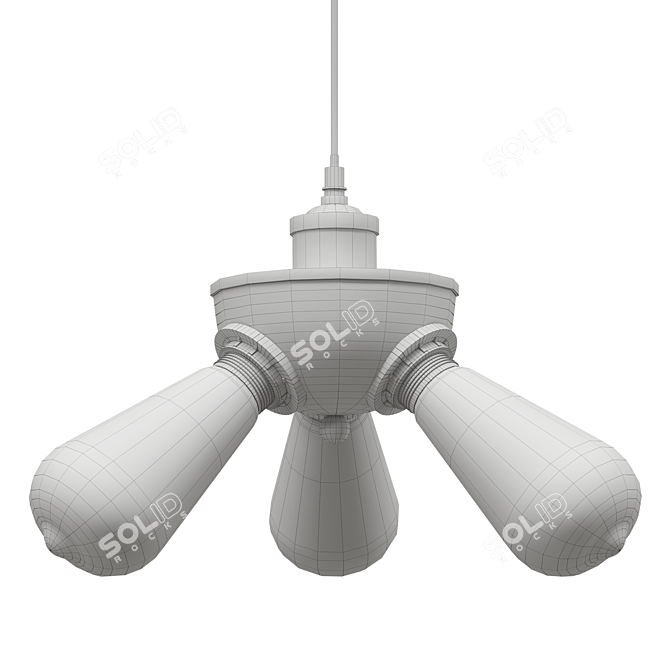 Elegant Lambert Pendant Light 3D model image 3