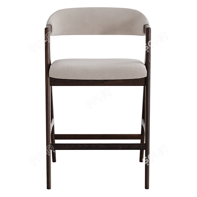 Modern Anita Set, Counter Stool 3D model image 2