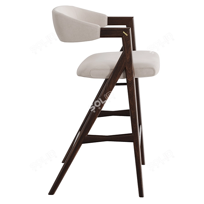 Modern Anita Set, Counter Stool 3D model image 3