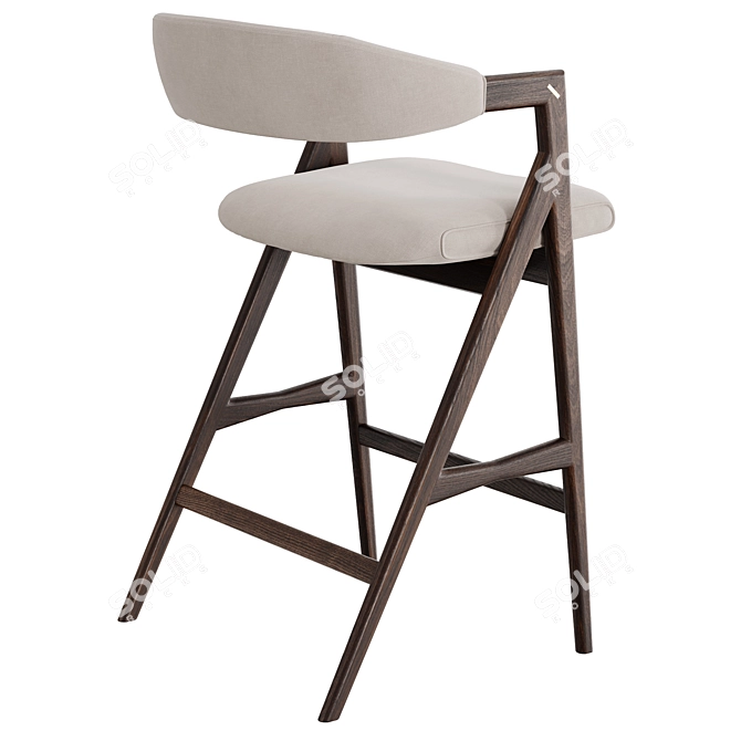 Modern Anita Set, Counter Stool 3D model image 4