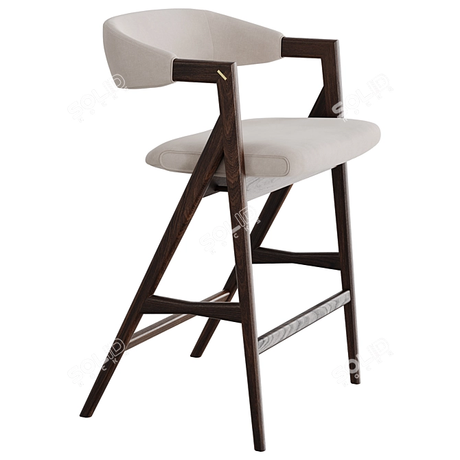 Modern Anita Set, Counter Stool 3D model image 5