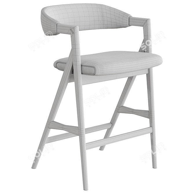 Modern Anita Set, Counter Stool 3D model image 7