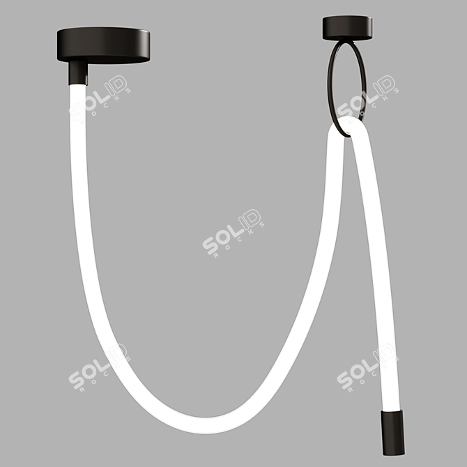 Flex Belt LED Light Fixture 3D model image 4