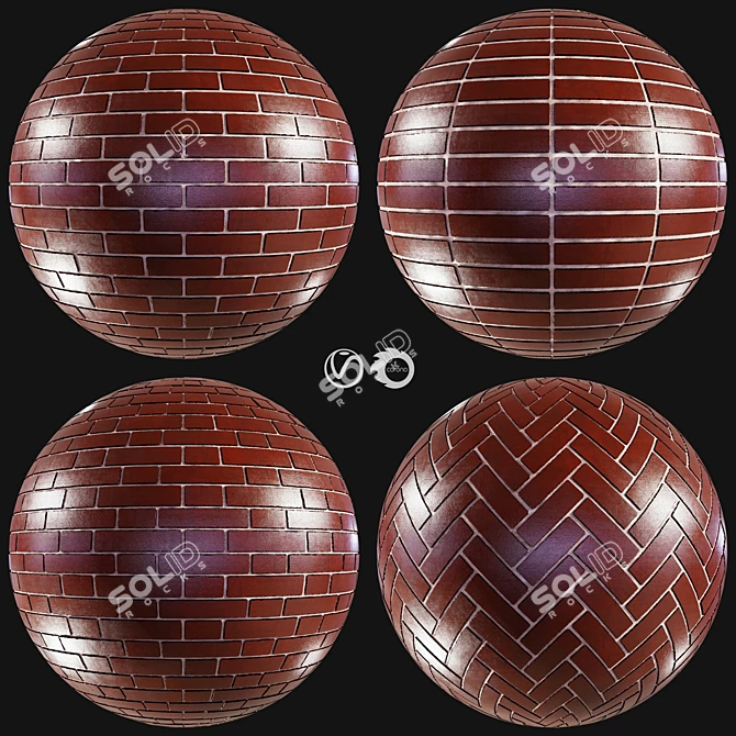 PBR Brick Materials Pack Vol12 3D model image 1