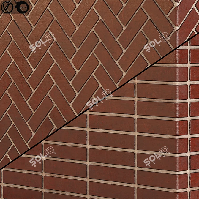 PBR Brick Materials Pack Vol12 3D model image 3