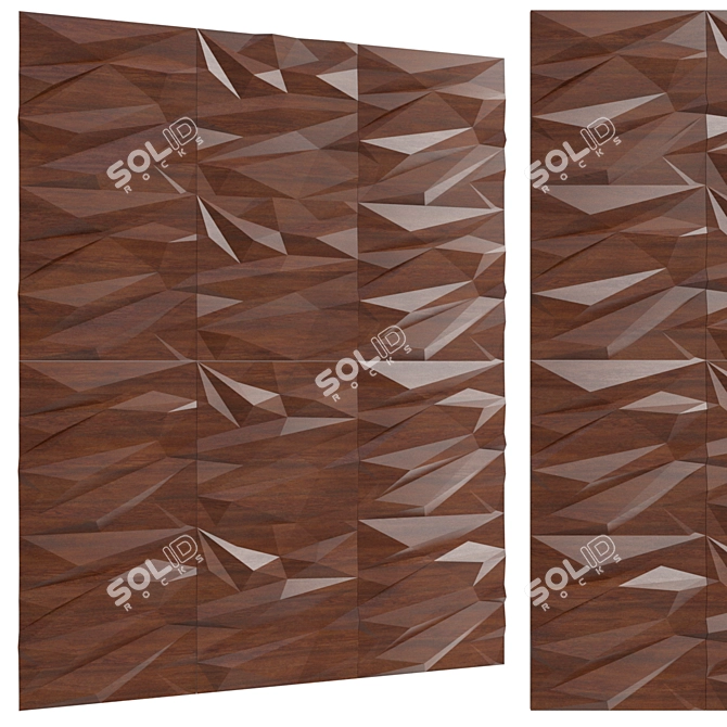 Stells 3D Wall Panel Set 3D model image 2