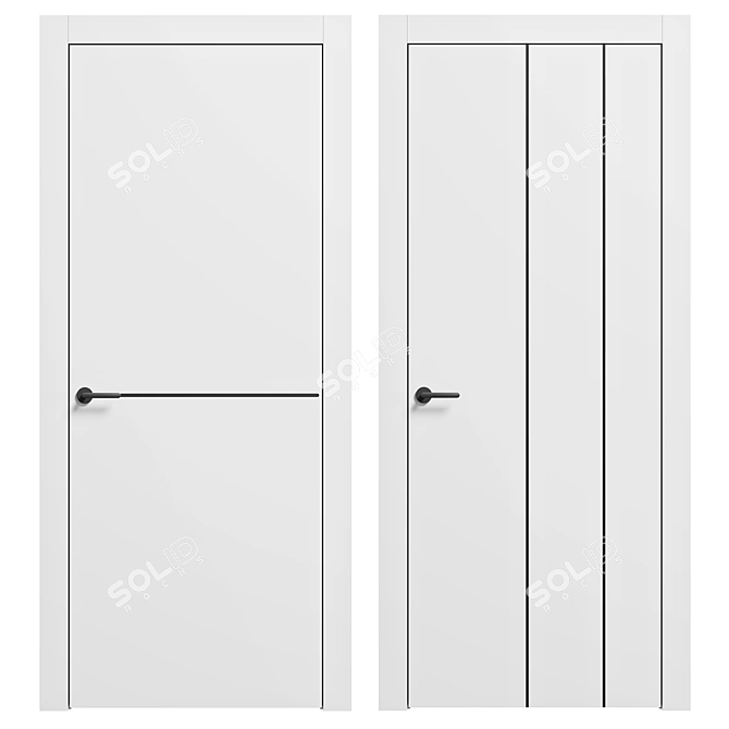 Volhovec FREEDOM Doors Set 3D model image 2