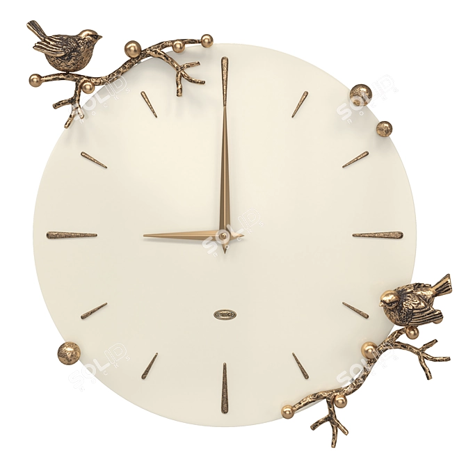 Terra Kolor Wall Clocks 3D model image 4