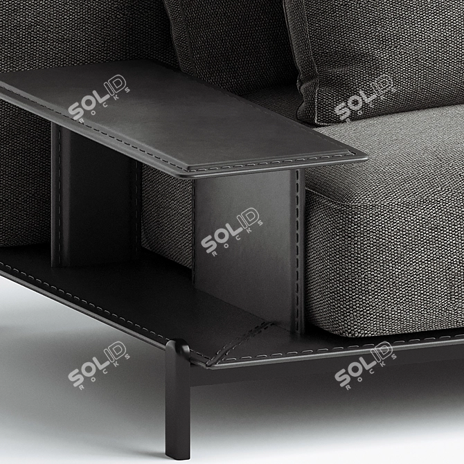 Modular Poliform Brera Sofa Set 3D model image 3