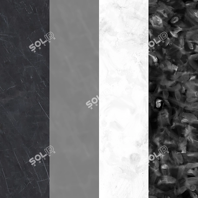 Natural Stone Limestone 3D Model 3D model image 6