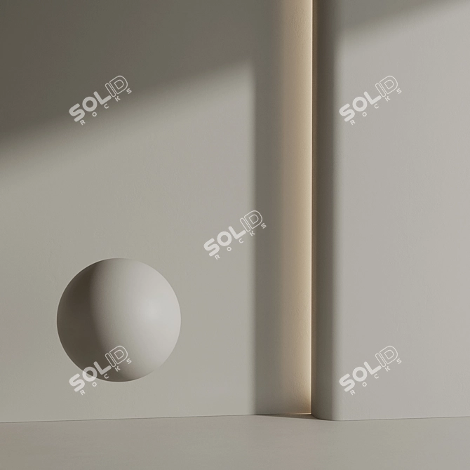 Matte Wall Paint 4K PBR 3D model image 4