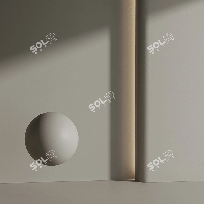 Matte Wall Paint 4K PBR 3D model image 5