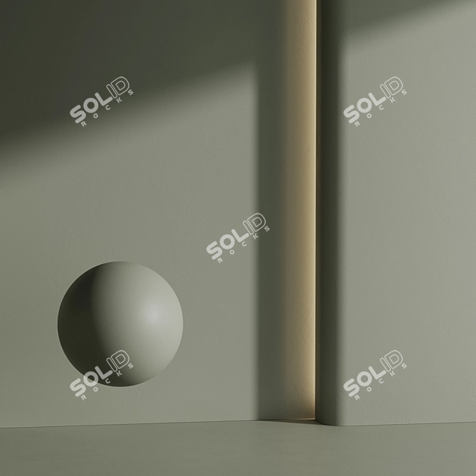 Matte Wall Paint 4K PBR 3D model image 6