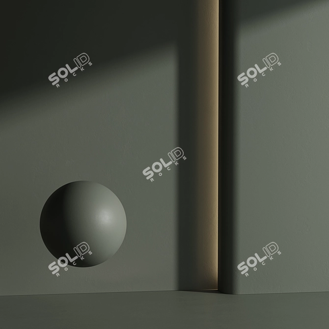 Matte Wall Paint 4K PBR 3D model image 7