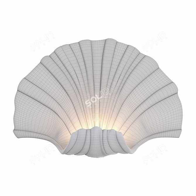 Shell Wall Light by Cox 3D model image 2