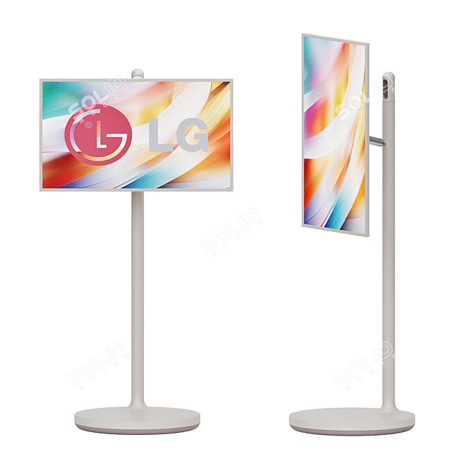 Portable LG StanbyME TV Display 3D model image 1