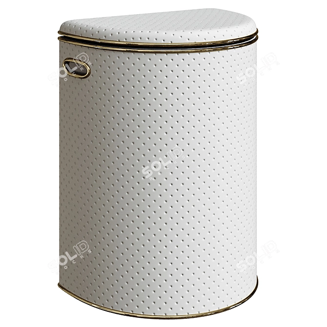 Geralis Laundry Basket PWG-O 3D model image 1