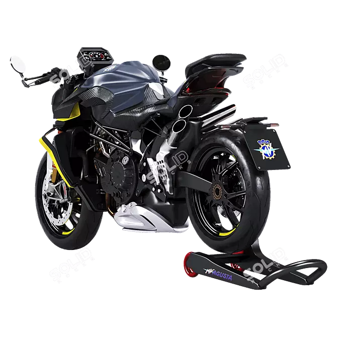 2021 MV Agusta Brutale 1000 RR 3D Model 3D model image 3