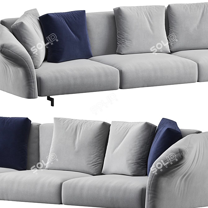 Modern Dambo Sofa by B&B Italia 3D model image 2