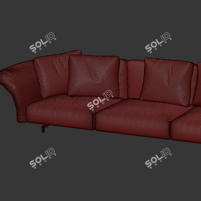 Modern Dambo Sofa by B&B Italia 3D model image 4