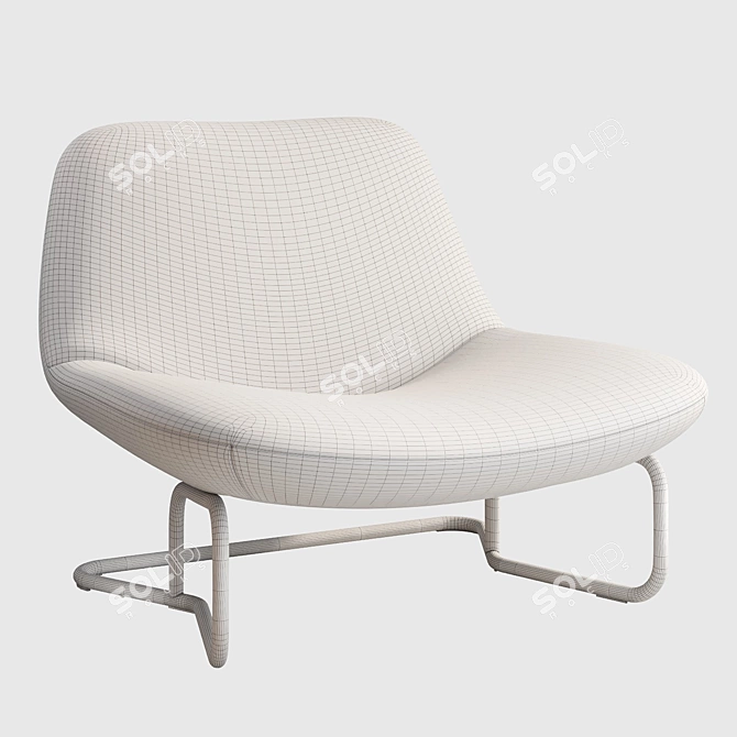 IKEA SOTENÄS Low Tub Chair 3D model image 4